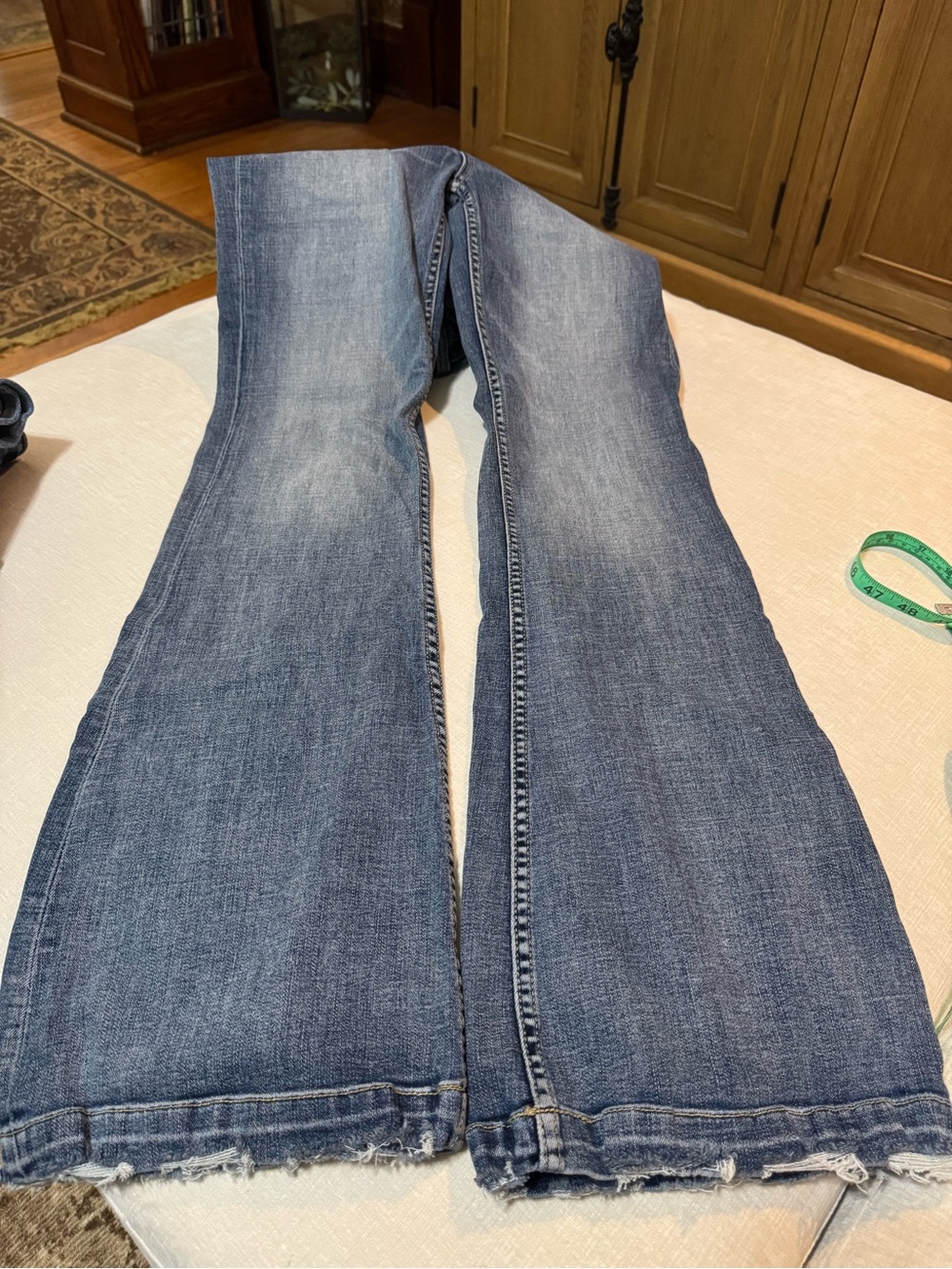 BKE Stella Women's Blue Flared Denim Jeans